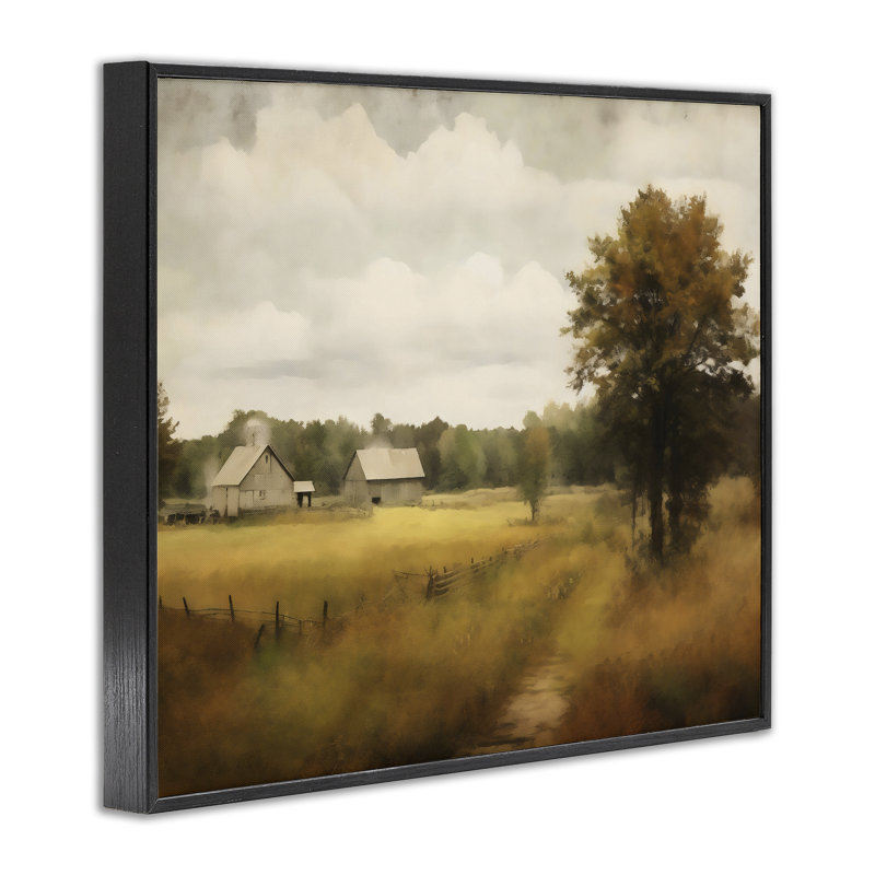 Giclée encadrée Old Country, H 11 po x l 14 po, Giclée encadrée noir minuit
