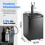 Double robinet 5,4 pieds cubes Distributeur de baril à bière Kegerator