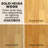 Solid Wood King Bed Frame with Headboard, 800lbs Capacity Scandinavian Platform Bed, Natural Oak Finish, Non-Slip and Noise-Free, No Box Spring Needed-805927957-805927954