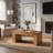 48 Inch Farmhouse Rectangle Coffee Table with Hidden Storage Drawer in Natural Wood Color