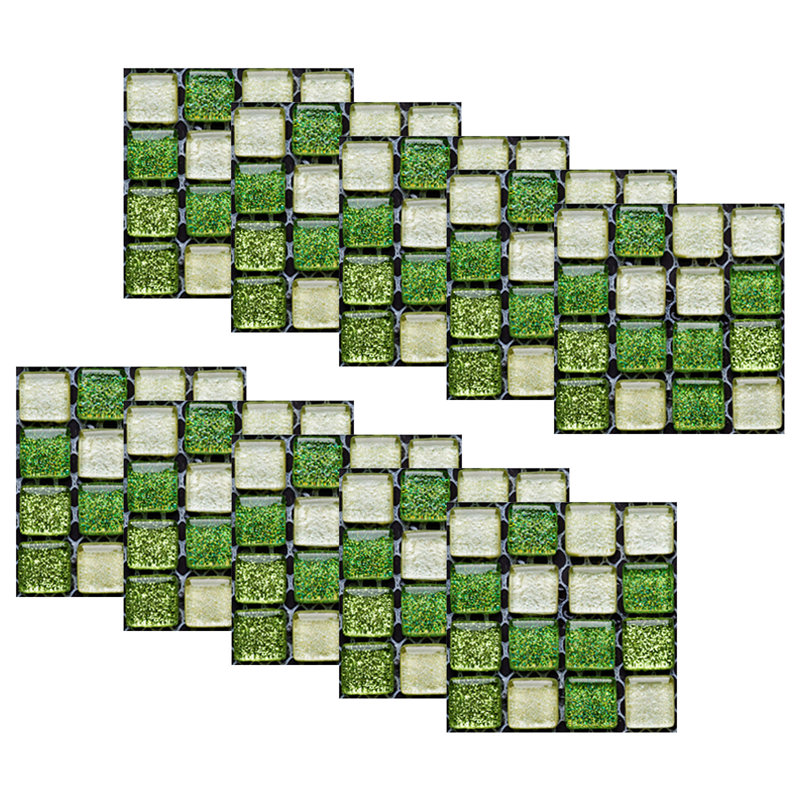 Autocollants muraux auto-adhésifs à carreaux de cristal
