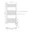 Aillie Curved Towel Rail Heated Towel Rails-1171852141