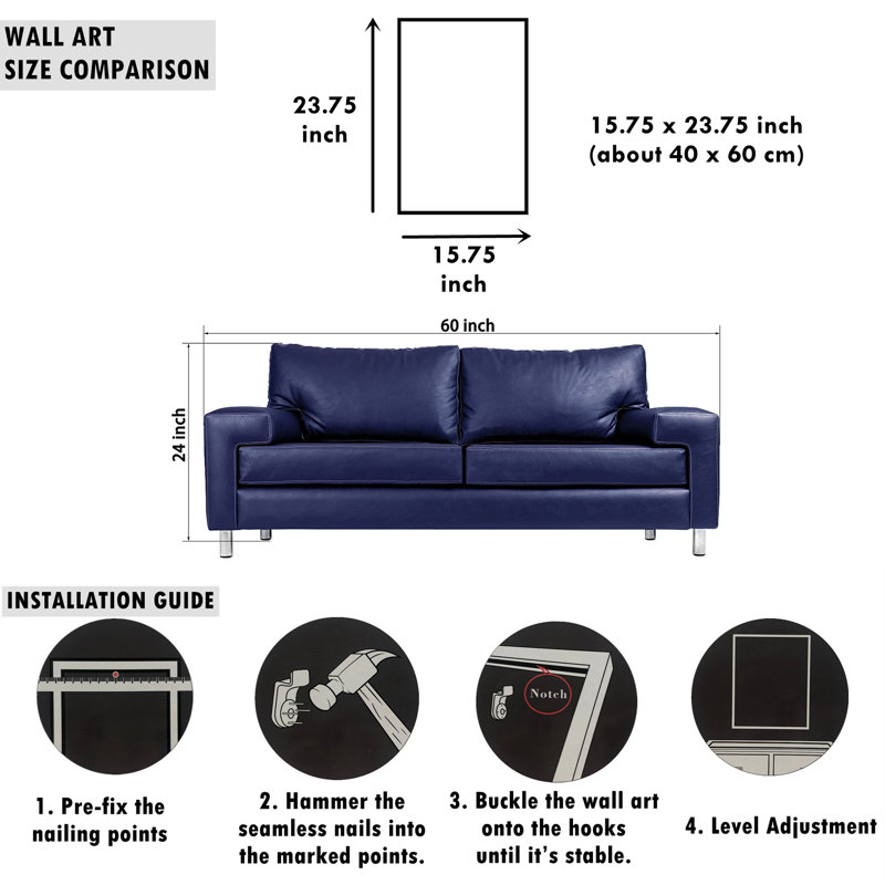 «Graffiti Art» sur toile, H 23,75 po x l 15,75 po x P 1,34 po, Or