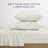 100% Cotton Percale Brushed & Washed 4 Piece Sheet Set-116302327-116250211