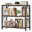 Console Table 31.5" Width, 3-Tier Entryway Table with Storage, Industrial Sofa Table with Open Shelves, Foyer Tables for Entryway, Hallway, Kitchen, Living Room and Bedroom, Rustic Brown-1051513752-1052361614