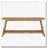 Farmhouse Console Table with 2-Tier Open Storage