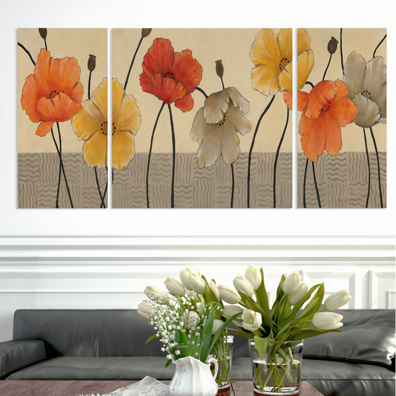 Une « spring day i », reproduction d’image multi-pièces de première qualité sur toile, H 32 po x l 64 po x P 1,5 po