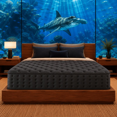 12''Medium Firm Cooling Hybrid Mattress with Gel Memory Foam, Pillow Top & Pocket Springs