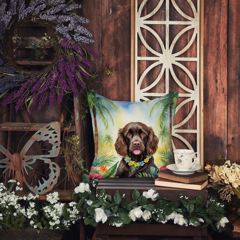Outdoor Throw Pillow, 14"H x 14"W