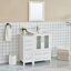 Ensemble de meuble-lavabo simple 36 "avec miroir -27042776