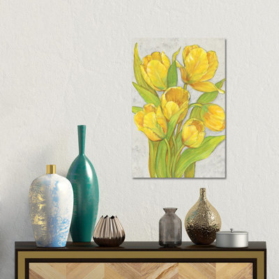 Yellow Tulips II by Tim O'Toole - Wrapped Canvas Gallery-Wrapped Canvas Giclée