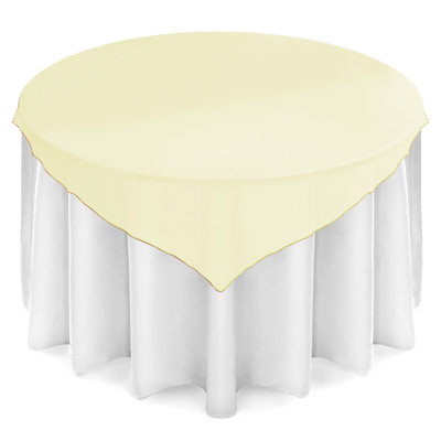  72" Square Organza Table Overlay