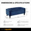 Luxury Crushed Velvet Ottoman Stool-1848615956-1848615958