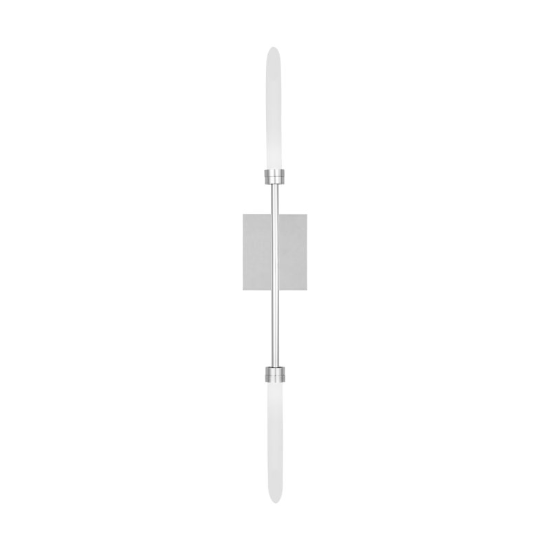 Spur 2 - Light LED Flush Mounted Sconce, Polished Nickel