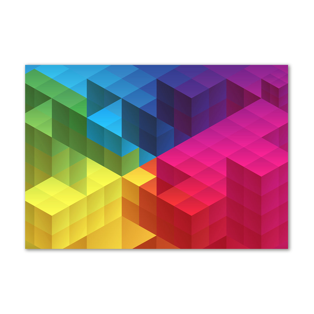 Geometric Background - Wrapped Canvas Print