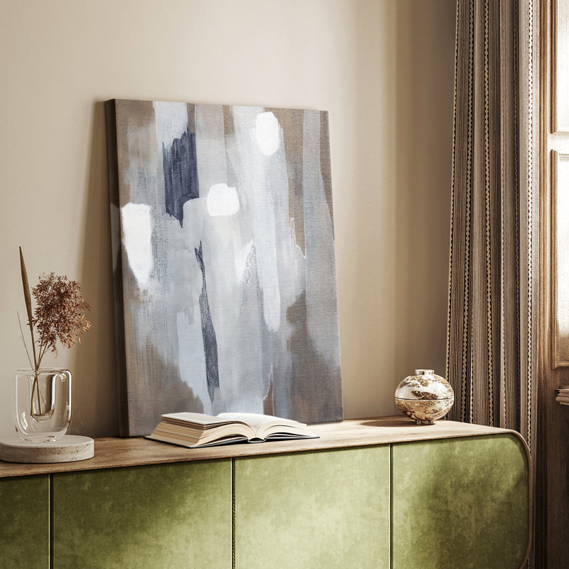 Neige et minéraux II - galerie Cavas sur mesure, H 36 po x l 24 po