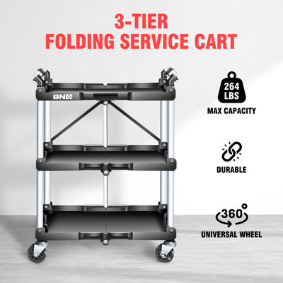 32.6'' H x 25.2'' W Utility Cart