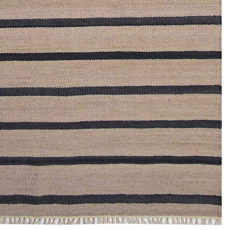 Donora Hand Woven Flat Weave Kilim Wool Eco-Friendly Area Rugs  -  Contemporary Modern Design, Low Pile  Handmade Area Rugs for Living Room, Bed Room