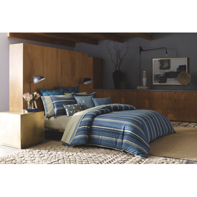 100% Cotton Percale Striped Sheet Set