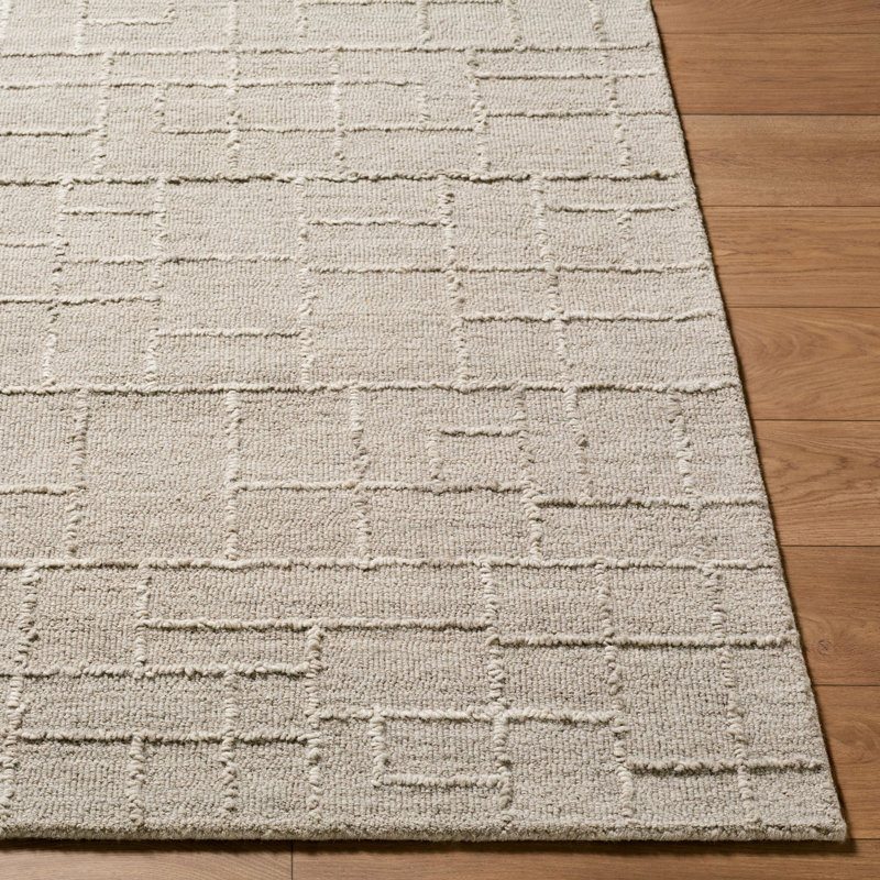 Matterhorn Handmade Area Rug, Taupe/Stone/Ivory, Rectangle 8' x 10'