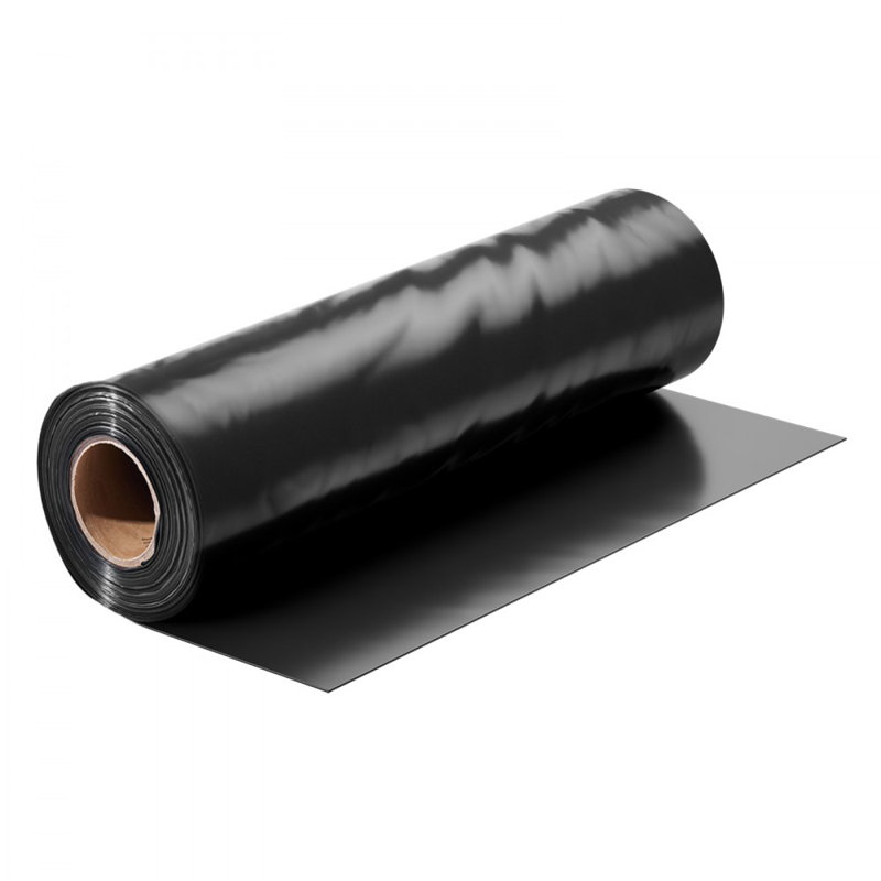 Plastic Sheeting Heavy Duty 100', 6 Mil Thick Plastic Sheeting Roll, Plastic Drop Cloth Painters Tarp, Polyethylene Covering for Crawl Space Vapor Barrier, Multi-Purpose, Black