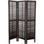 70.25" x 39.36" Double Shutter 3 Panel Room Divider
