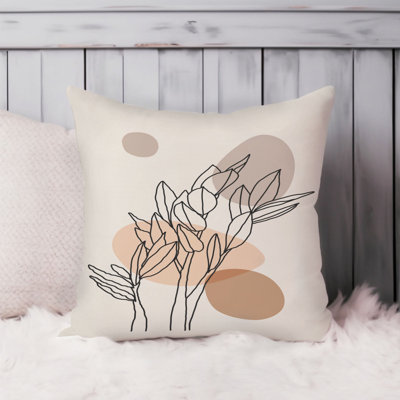 Botanical Beige Botanicals Leaves Leaf Bohemian