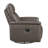Dark Brown Premium Leather Gliding Swivel Recliner Chair For Luxury Living Room-38732413