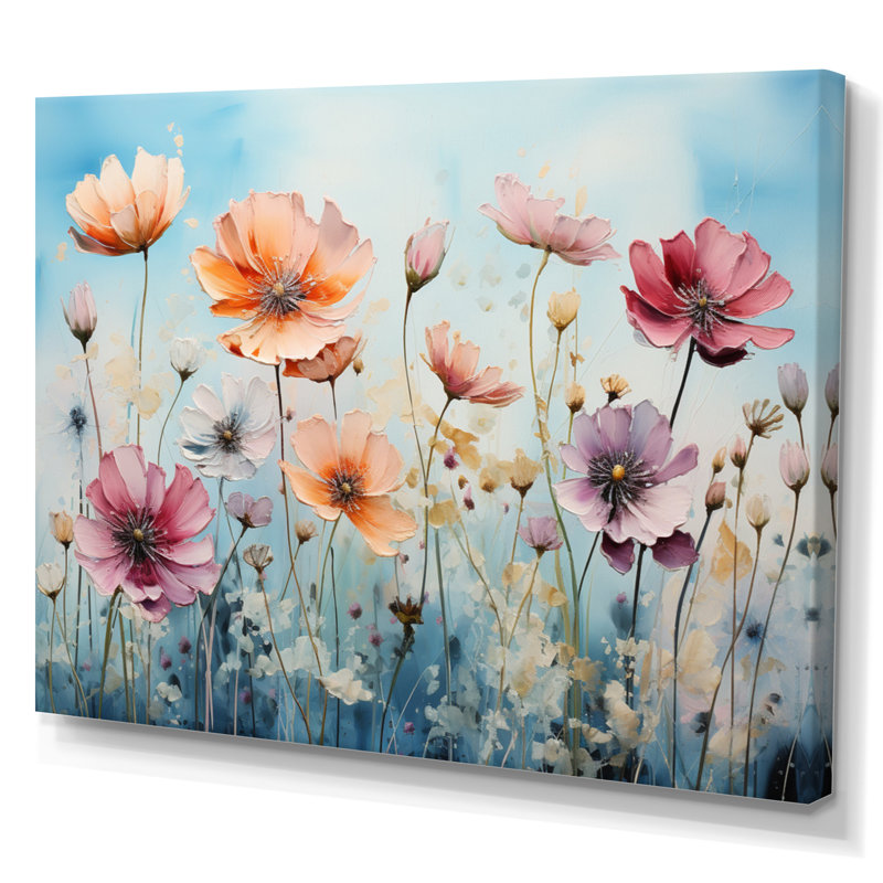 «Meadow Whimsical Meadowscape», reproduction, Toile tendue, H 34 po x l 44 po x P 1,5 po