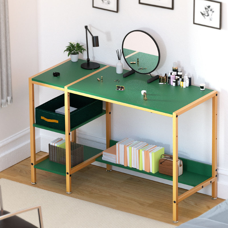 Metal Base Computer Desk
