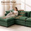 Upholstered " Chenille Sofa-1531950923-1531950925