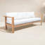 Ando Teak Patio Sofa with Sunbrella Cushions-114055029