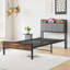 Versatile Bed Frame with Storage Headboard and Charging Station, Ensuring Comfortable Sleep and Practical Living Experience-232017280-216305742