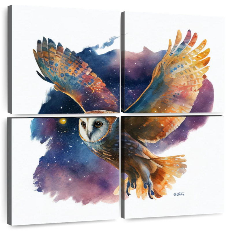 Brampt Owl Flying Free