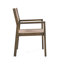 2 chaises de salle à manger tressées au fini brun - bois et corde, ensemble de 2 chaises ergonomiques bien conçues, ensemble d'installation