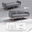 Cianna 2 Seater Sofa Bed