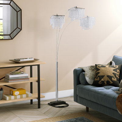 Lampe sur pied arquée 90 po Ackerson