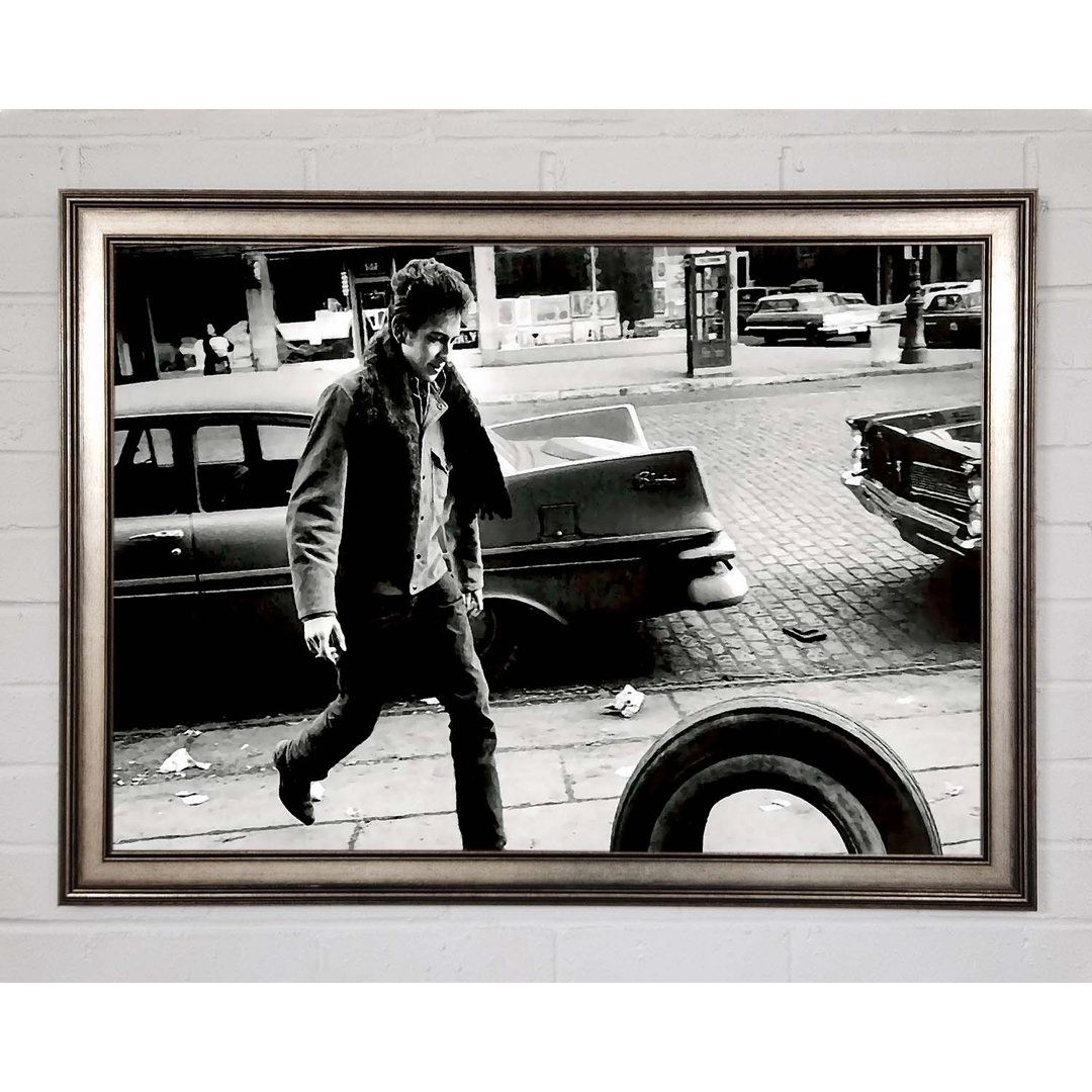 Bob Dylan Streets - Einzelne Bilderrahmen Kunstdrucke