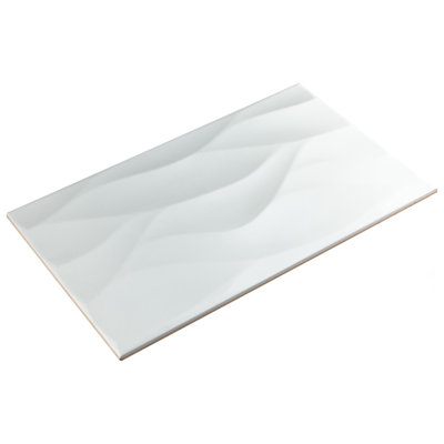 More Natur Matte 10" X 16" Ceramic 3D Look Wall Tile