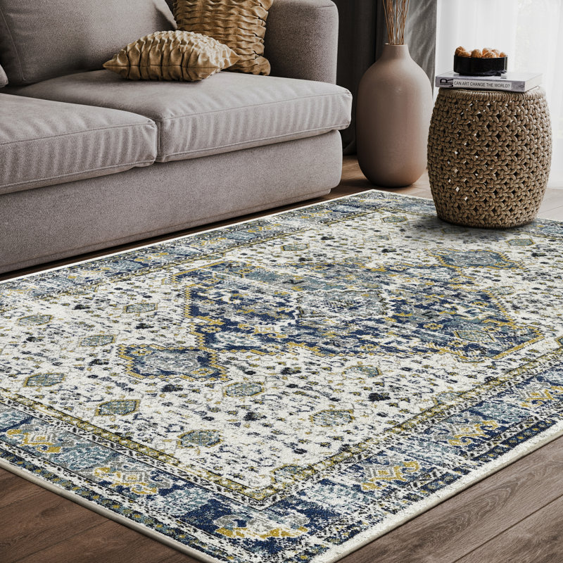 Gardette Oriental Indoor Rug, Rectangle 6' x 9'