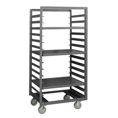 Garden Cart, 2 Perforated Shelves, 24-1/4 x 54-1/4 x 35 - Durham