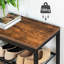 Metal, Manufactured Wood Storage Bench