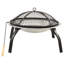 Cincinnatus Round Stainless Steel Wood Burning Fire Pit