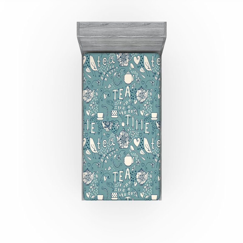 Drap-housse Ambesonne British Vibes, Drap-housse de taille simple