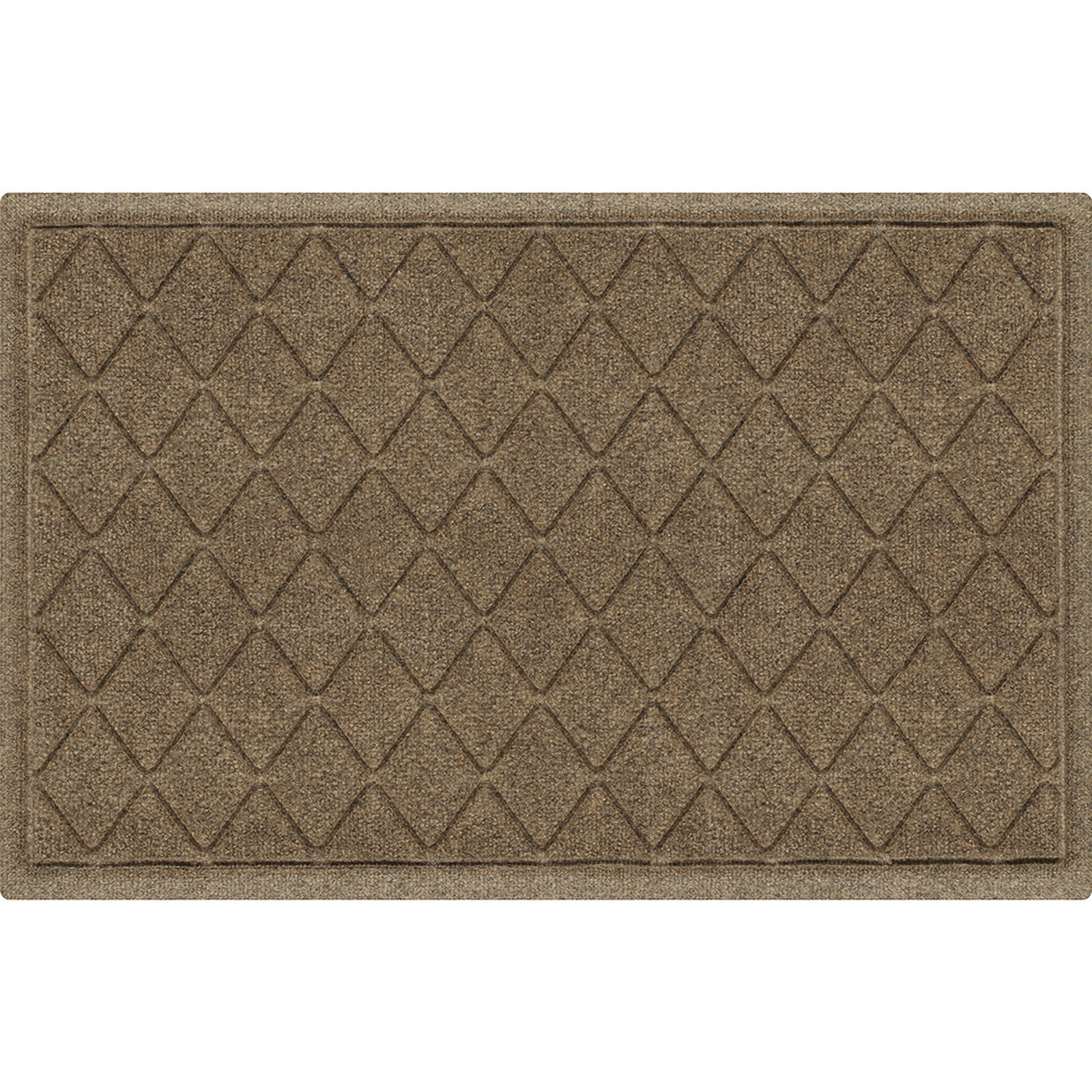 WaterHog Non-Slip Indoor/Outdoor Doormat, Camel, Rectangle 24" x 36"
