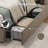 Full Corduroy Upholstered Platform Bed with Headboard & 4 Drawers, Wood Slats, Brown-173540432-173540439
