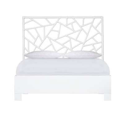 Tiffany Wicker Open-Frame Bed