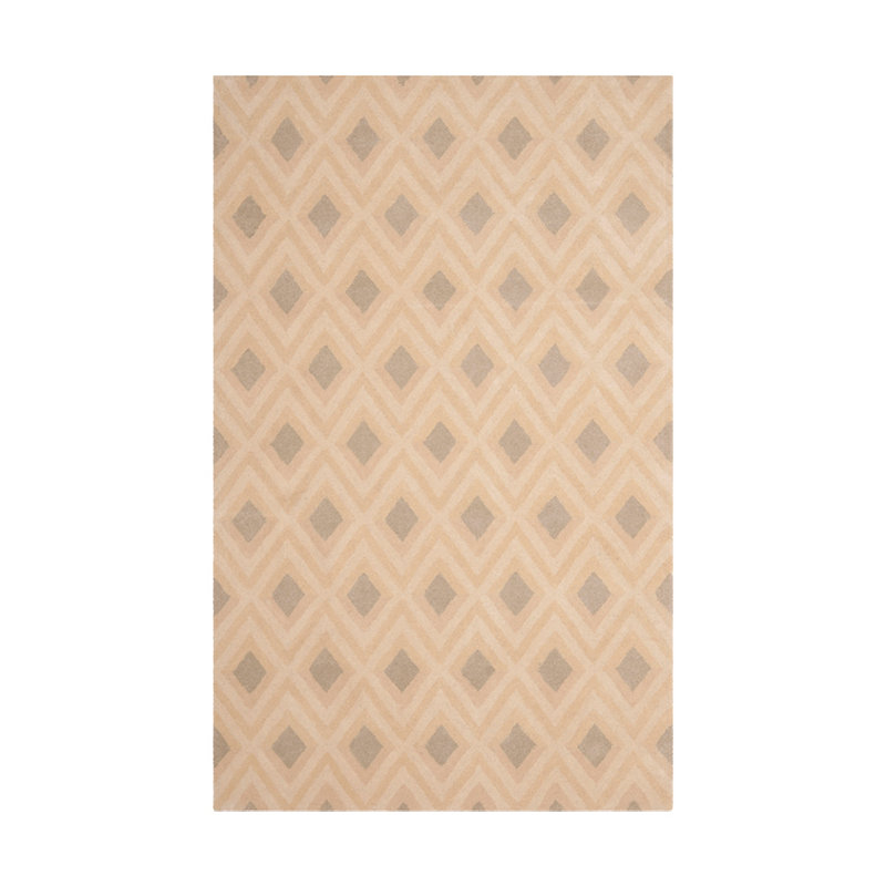 Isaac Mizrahi Hand Tufted Wool Geometric Rug, Rectangle 4' x 6'