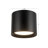 Napoleon 7-in (6-in Height) Black dimmable LED Semi-Flush Mount-124959475-124959476