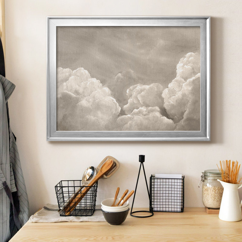 Painted Clouds II, toile encadrée de qualité supérieure - prête à être accrochée, H 22,5 po x l 30,5 po x P 1 po